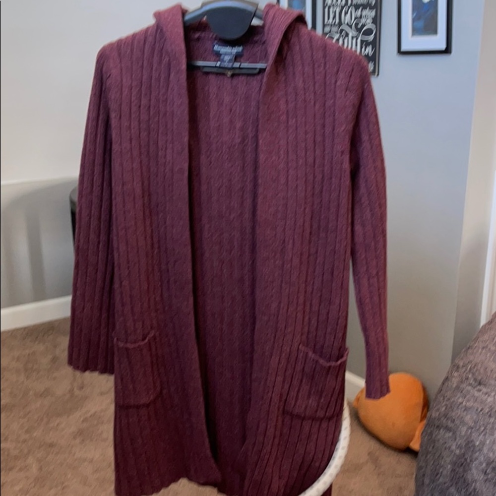 Abercrombie & Fitch Lambswool Coatigan